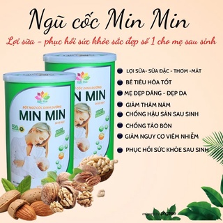 Hàng chính hãngngũ cốc min min lợi sữa dinh dưỡng cho bà bầu và mẹ sau - ảnh sản phẩm 5