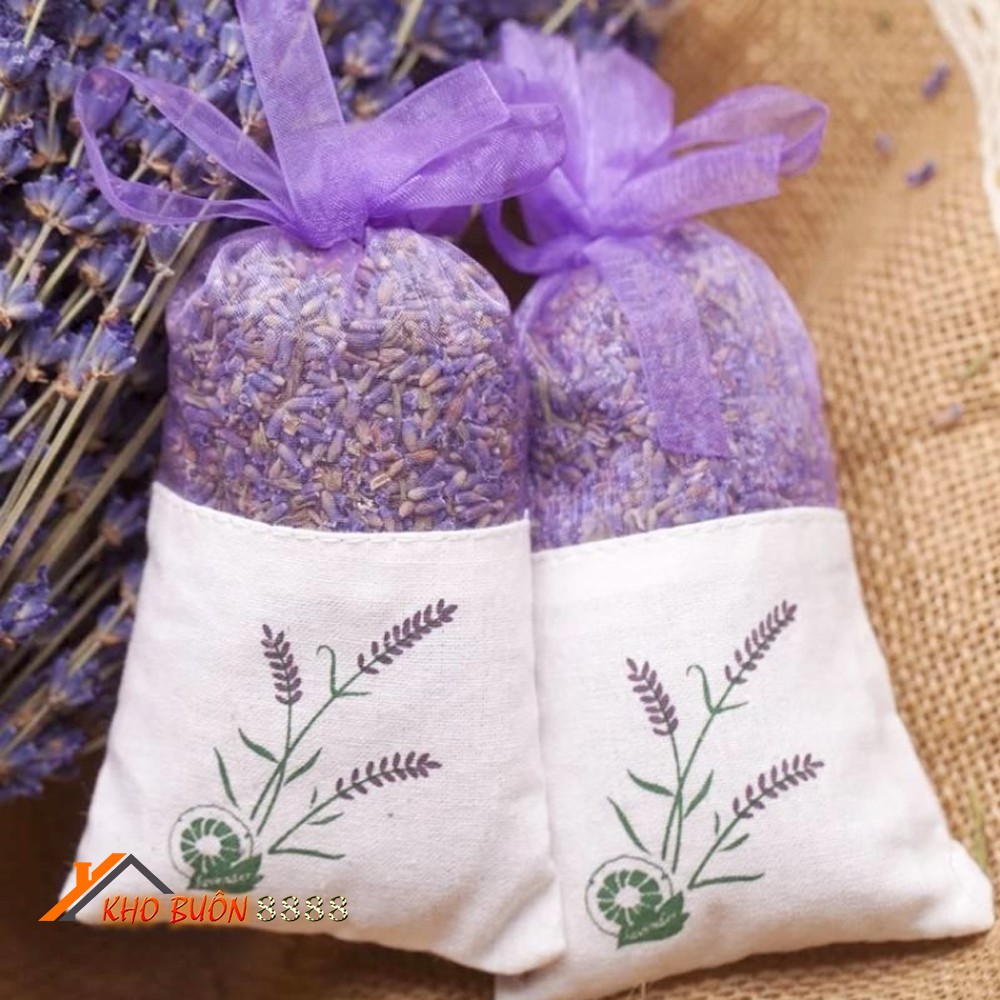 Túi thơm để tủ quần áo -Nụ Hoa Lavender Khô treo để treo phòng ngủ phòng khách xe ô tô Hàng Nhập Khẩu TTL01