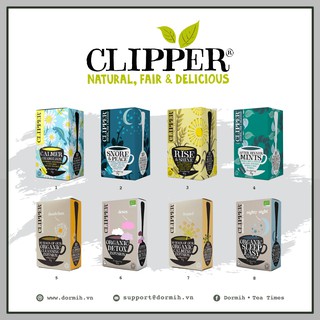 Clipper Organic Infusion - BST Trà thảo mộc hữu cơ: trà ngủ ngon, trà detox,...