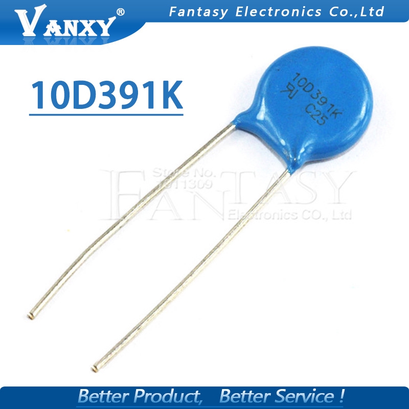 Set 10 Tụ Chống Sét 10d391k 390v