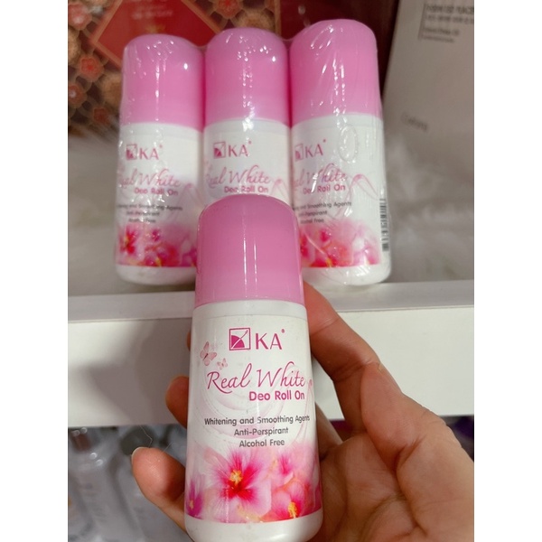 Lăn khử mùi trắng da KA real whtite