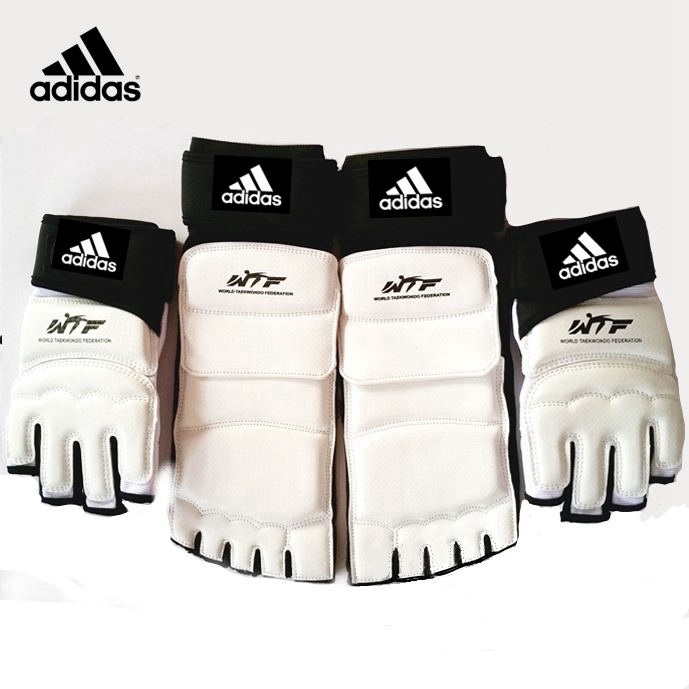 Giày Thể Thao Adidas Thời Trang Năng Động ® Bộ Găng Tay Và Chân Tập Taekwondo / boxing Cho Người Lớn