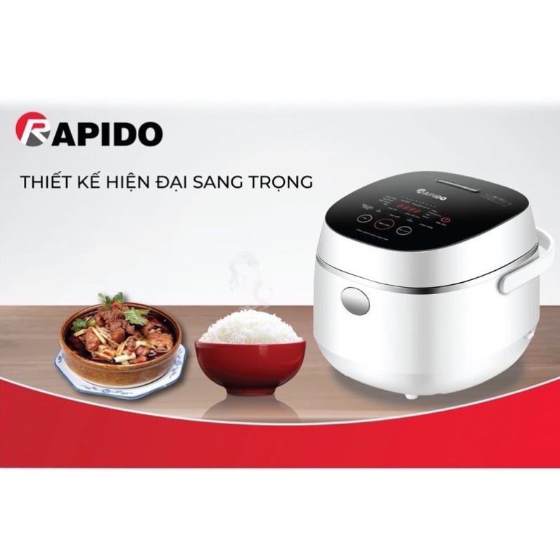 ⭐Nồi cơm điện tử Rapido RC Dung tích 1.5L nấu cực nhanh, ngon cơm, tiết kiệm điện ⭐ Bảo hành 12 tháng 1 đổi 1 ⭐ Freeship