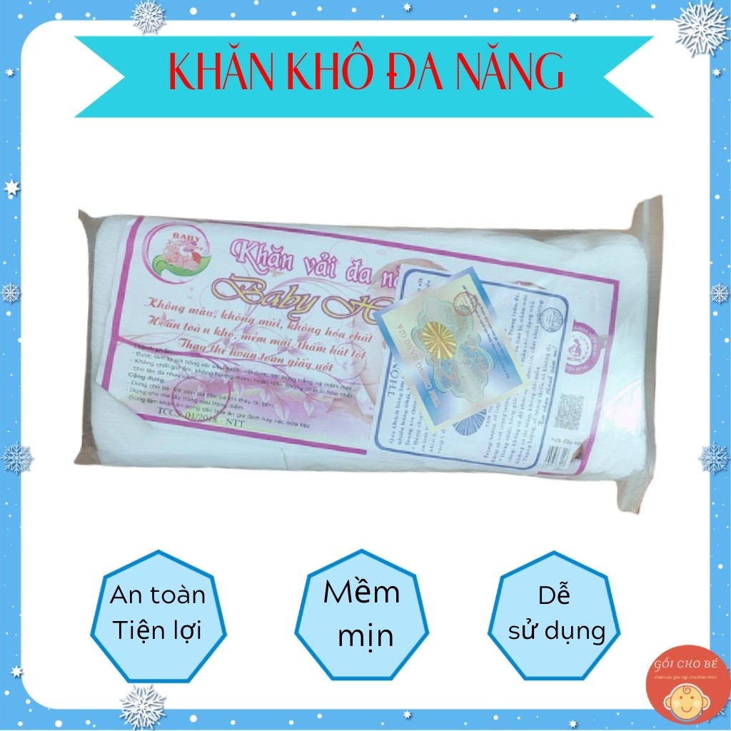 Khăn khô đa năng 👶CHÍNH HÃNG👶 Giấy khô đa năng HIỀN TRANG an toàn cho bé