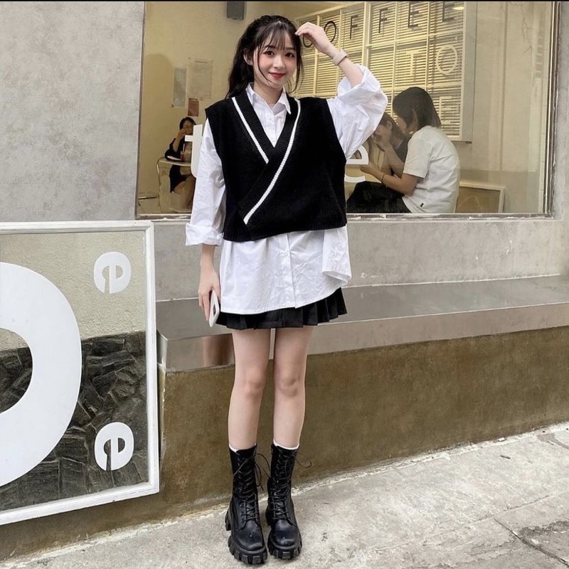 Áo Len Gile Vạt Chéo From Áo Dáng Croptop Siêu Xinh Hàng Quảng Châu Dành Cho Nữ - Ảnh Thật Ở Cuối | BigBuy360 - bigbuy360.vn