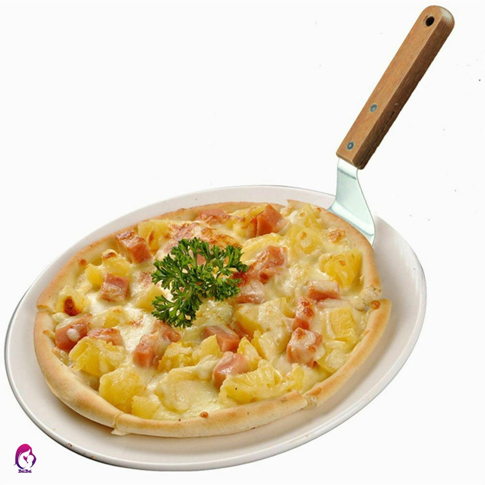 ♦♦ Stainless Steel Pizza Spatula Pie Cake Shovel Pancake Baking Tool for Home Kitchen