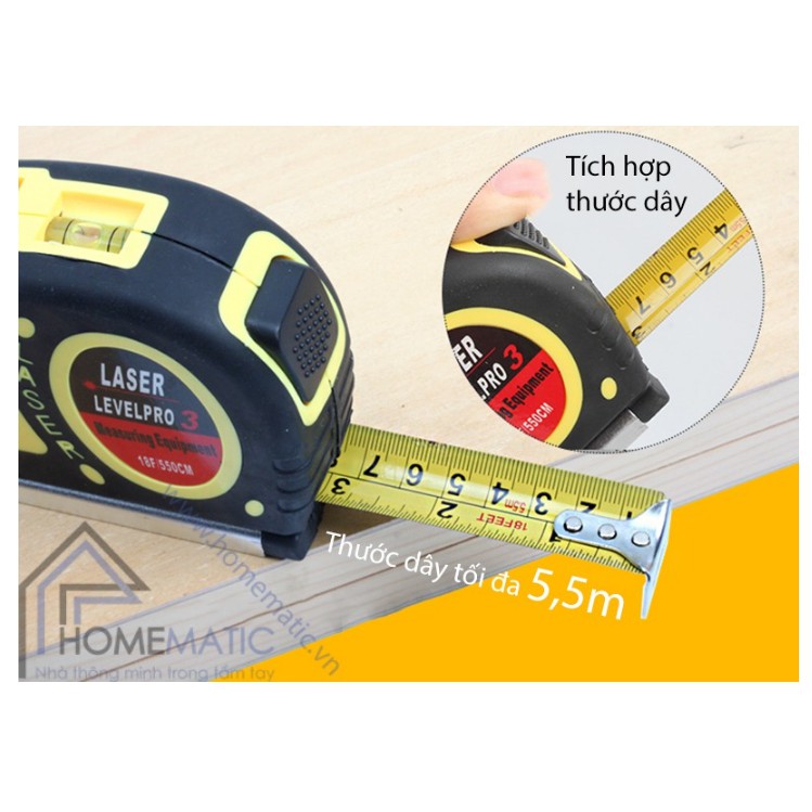 THƯỚC ĐO KHOẢNG CÁCH CÓ LASER CHỈ GÓC KIÊM NIVO LV-05