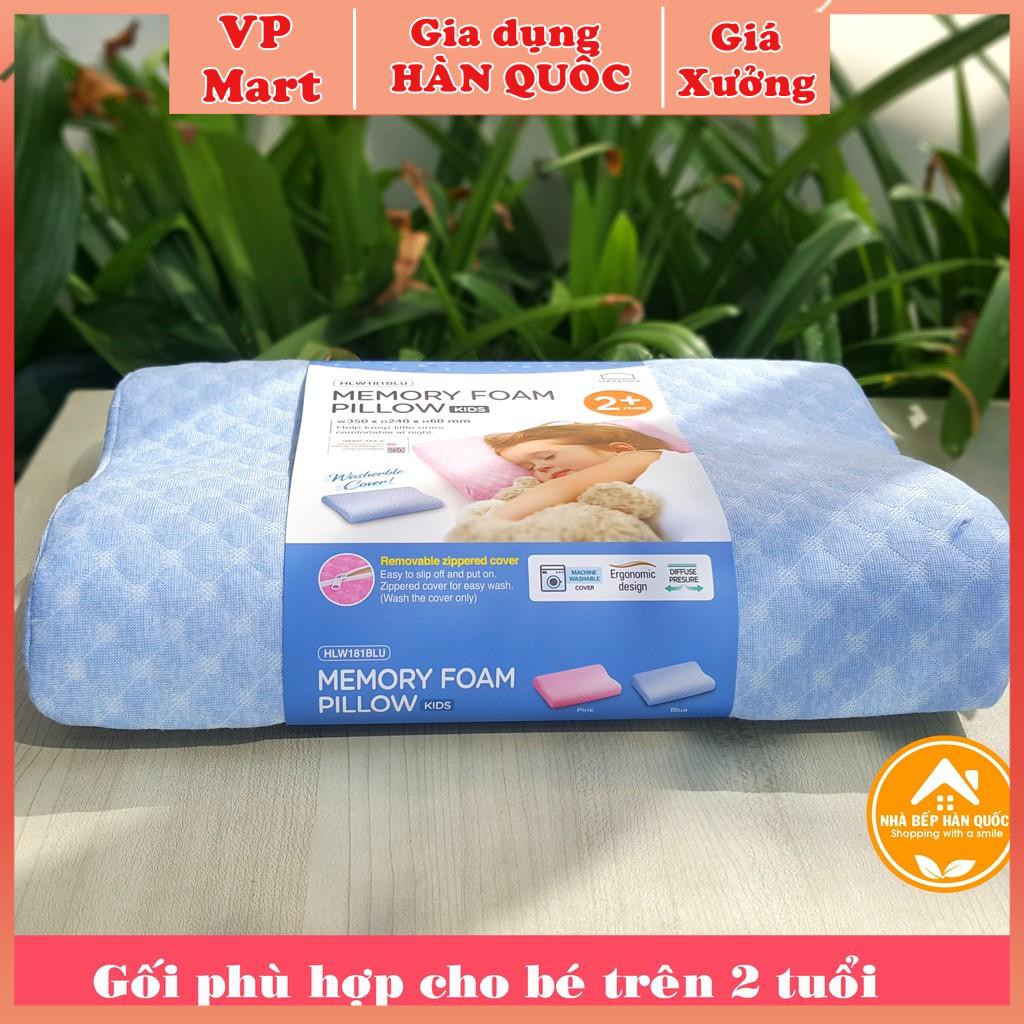 Gối cao su non, gối cao su non cho bé Lock and Lock Memory Foam Pillow HLW181 [Freeship toàn quốc]