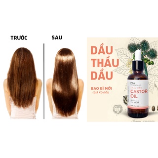Combo 02 Dầu Thầu Dầu Castor Nguyên Chất Ủ Tóc Mọc Tóc Siêu Nhanh - Mira