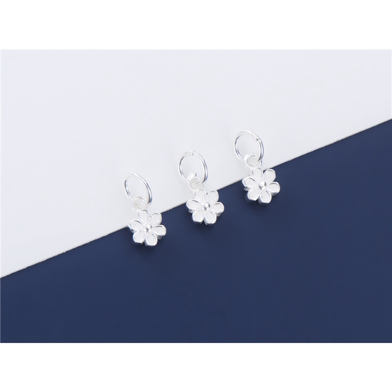 Mặt Dây Chuyền Bạc 925 Hình Hoa Nhỏ Xinh Xắn