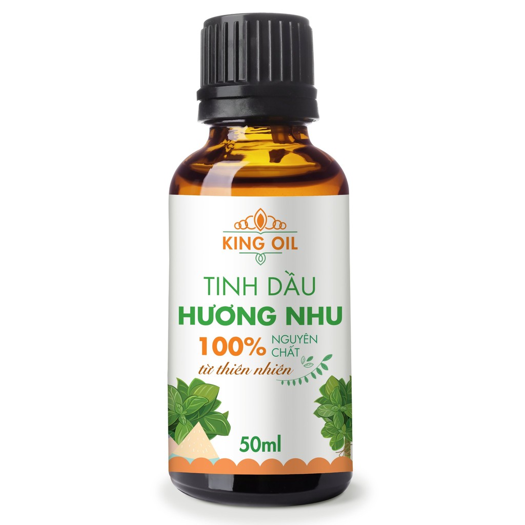 Tinh dầu hương nhu nguyên chất 100% từ thiên nhiên - KingOil