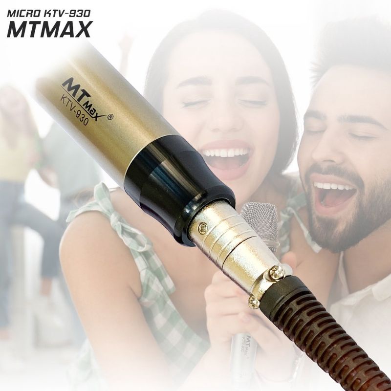 Micro có dây cao cấp MTMAX KTV920, KTV930 hút âm và chống hú tốt
