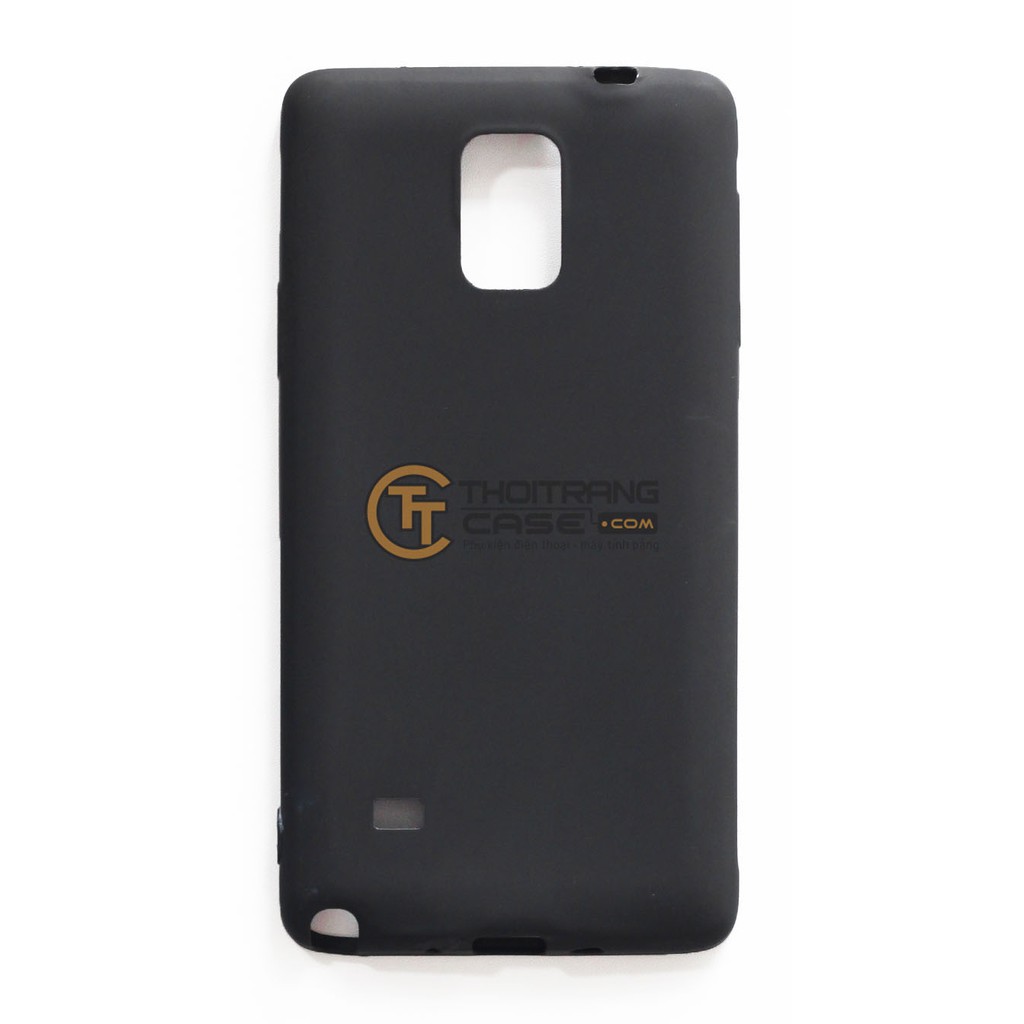Ốp Lưng SamSung Galaxy Note 4 silicone dẻo đen
