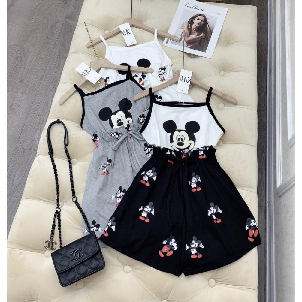 Set đồ nữ cá tính, set quần sóc áo dây đi chơi sang chảnh mùa hè đẹp 8A00004 THVVN | BigBuy360 - bigbuy360.vn