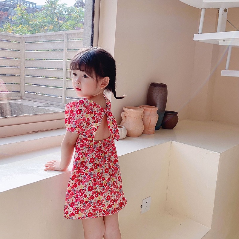 Váy hoa cho bé, váy hè cho bé gái 9-23kg
