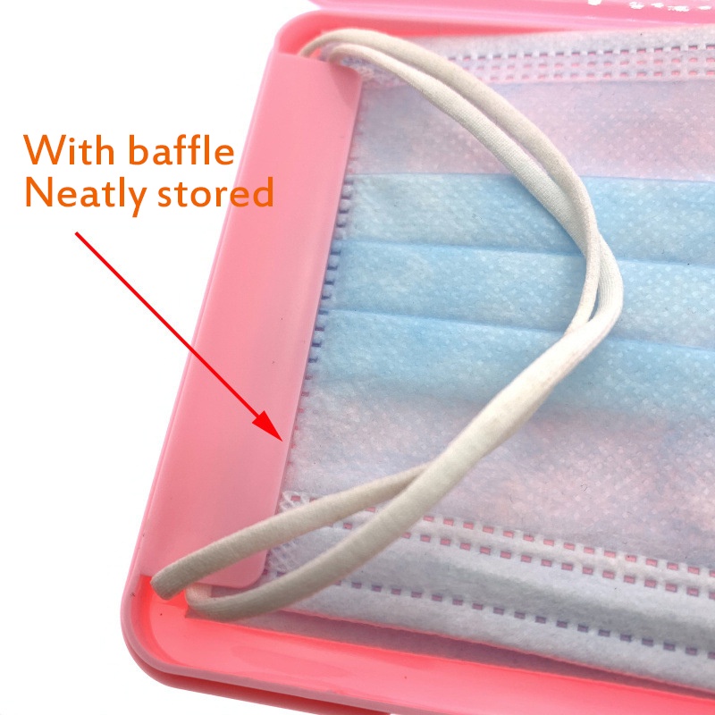 Hộp Đựng Khẩu Trang Chống Ẩm / Ô Nhiễm Bằng Nhựa Dùng Một Lần