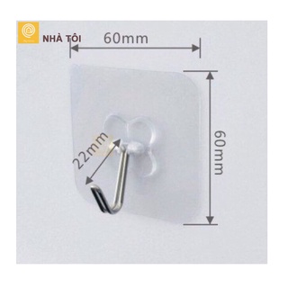 Combo móc dán tường trong suốt [Thánh Chịu Lực]