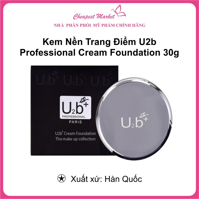 Kem nền che khuyết điểm dạng hủ Cream Foundation U2B