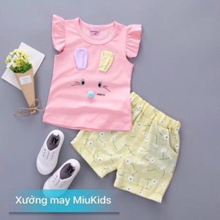 Combo bộ cotton cho bé gái!