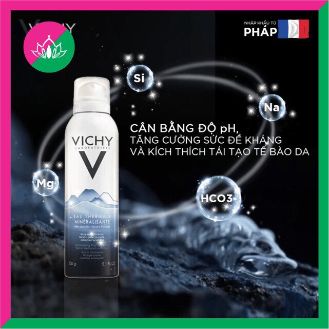 Xịt khoáng Dưỡng Da Vichy Mineralizing Thermal Water 50ml - 150ml - 300ml | BigBuy360 - bigbuy360.vn