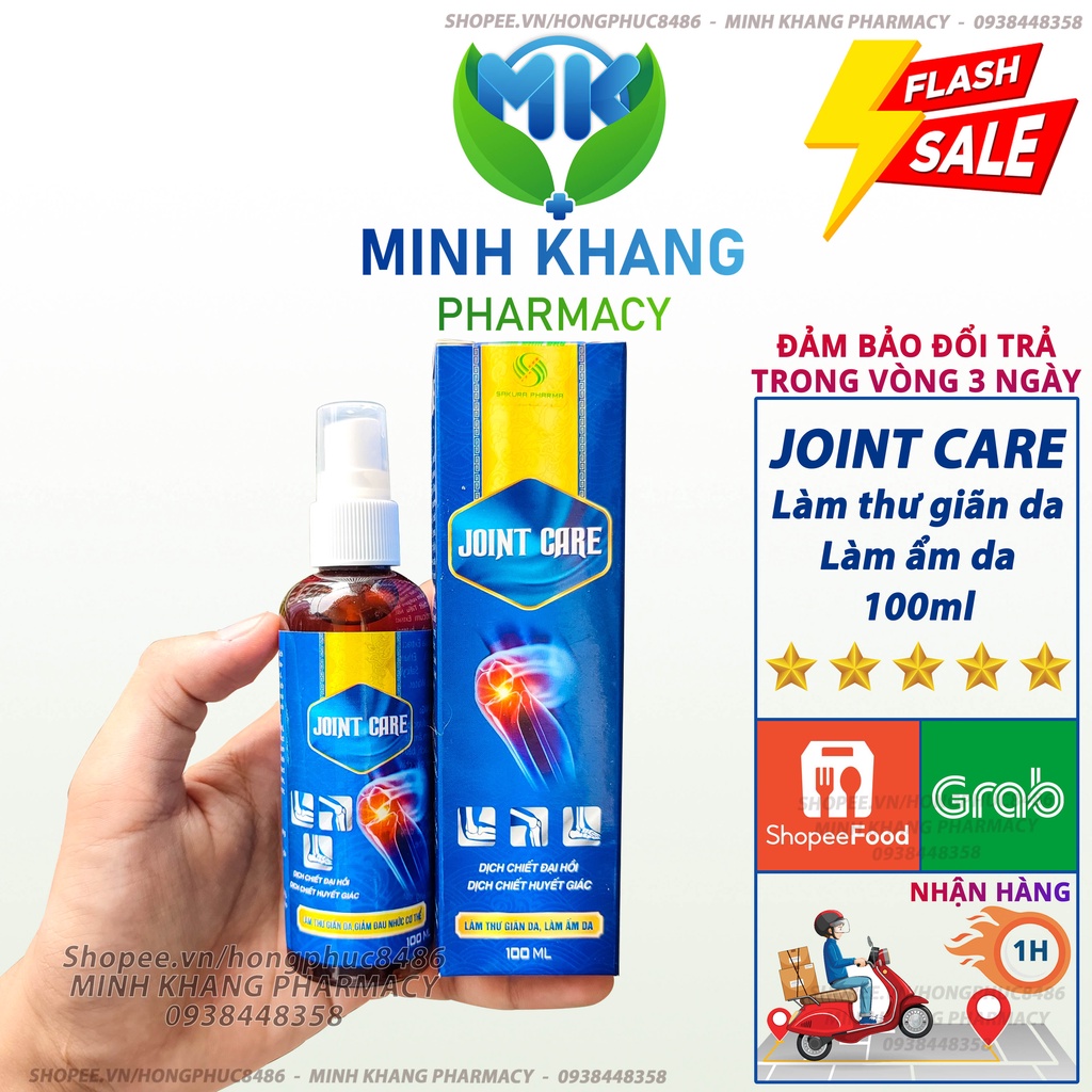 Xịt Joint Care  Bảo vệ vùng da ở vai cổ gáy - Minh Khang Pharmacy