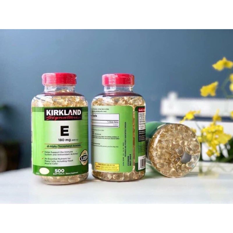 Vitamin E Kirkland 500 Viên Chính Hãng