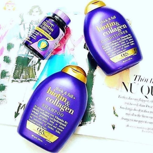 Cặp dầu gội biotin 