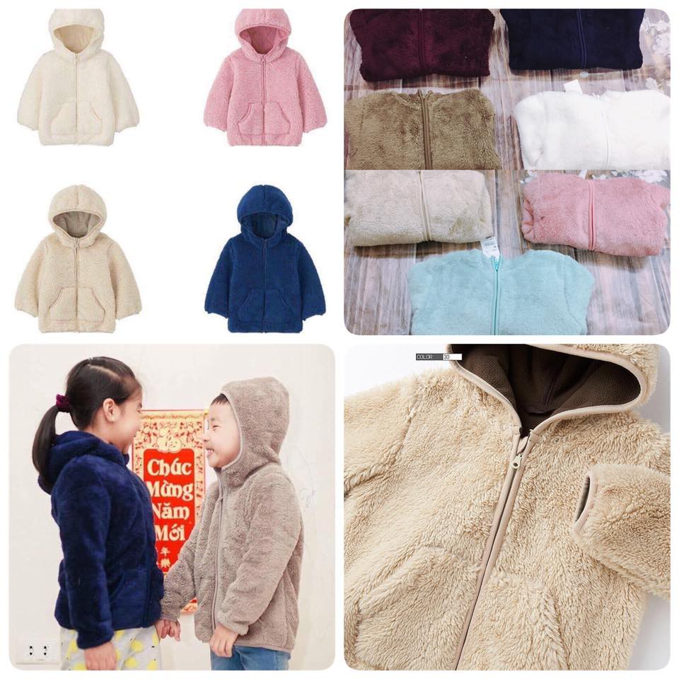 SALE OFF!!Áo lông uniqlo cho bé sz M: 3-4 tuổi