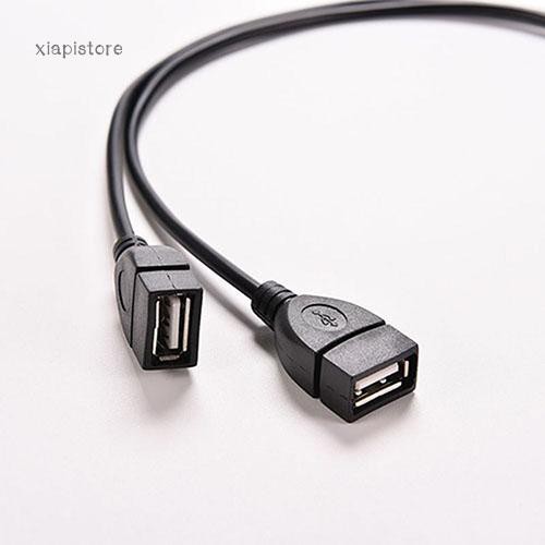 Dây cáp chia 2 cổng sạc dữ liệu USB tiện lợi