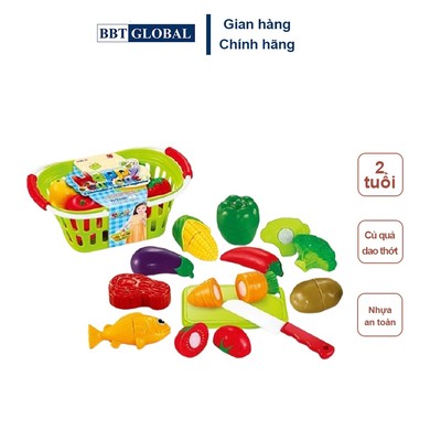 Đồ chơi rau củ quả cắt ghép cho bé BBTGlobal 666-25