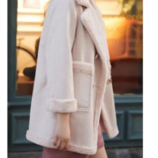 Áo da lộn lót lông cừu sẵn size m