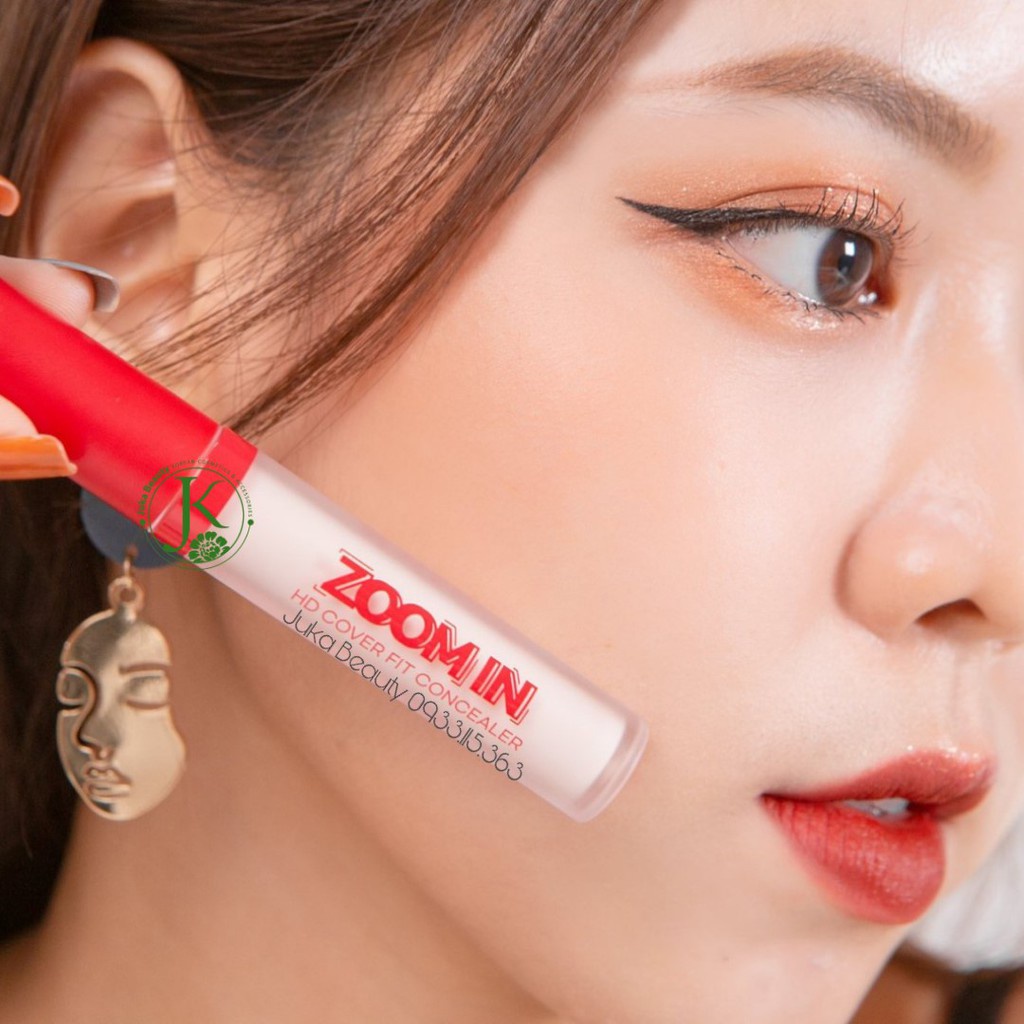 KEM CHE KHUYẾT ĐIỂM CHE PHỦ HOÀN HẢO TỰ NHIÊN BLACK ROUGE ZOOM IN HD COVER FIT CONCEALER 3G CHÍNH HÃNG - 9873