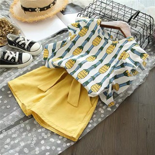Size - Set đồ bé gái mùa hè siêu dễ thương cho bé.