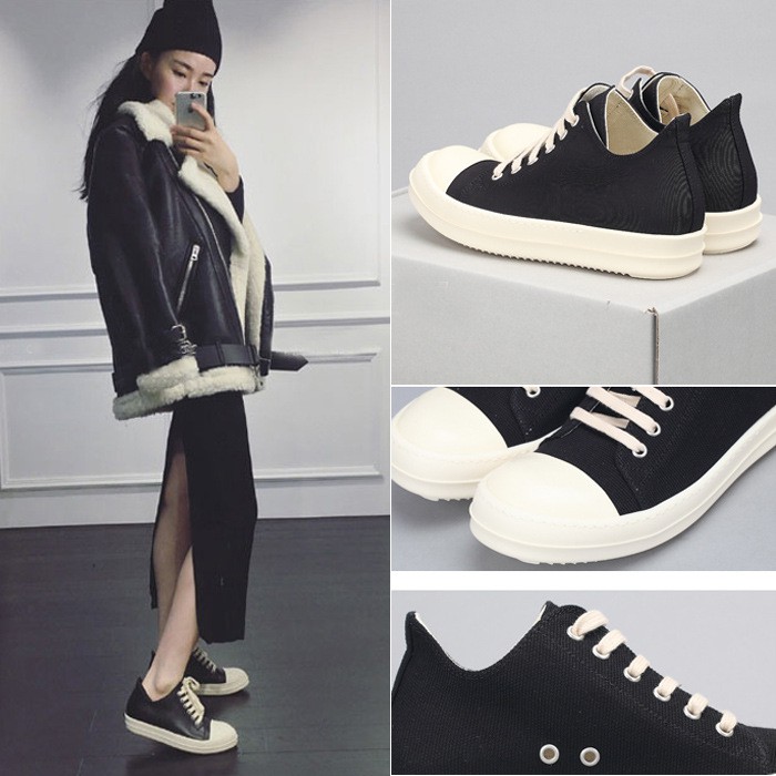 Rick Owen ❤️ 𝐅𝐑𝐄𝐄𝐒𝐇𝐈𝐏 ❤️ Giày rick owen cổ cao đế thơm Full box + full bill + tặng tất khử mùi | BigBuy360 - bigbuy360.vn