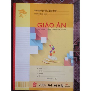 [ GIÁ HỦY DIỆT ] Giáo án Ô Ly  A4 Hải Tiến 200Trang