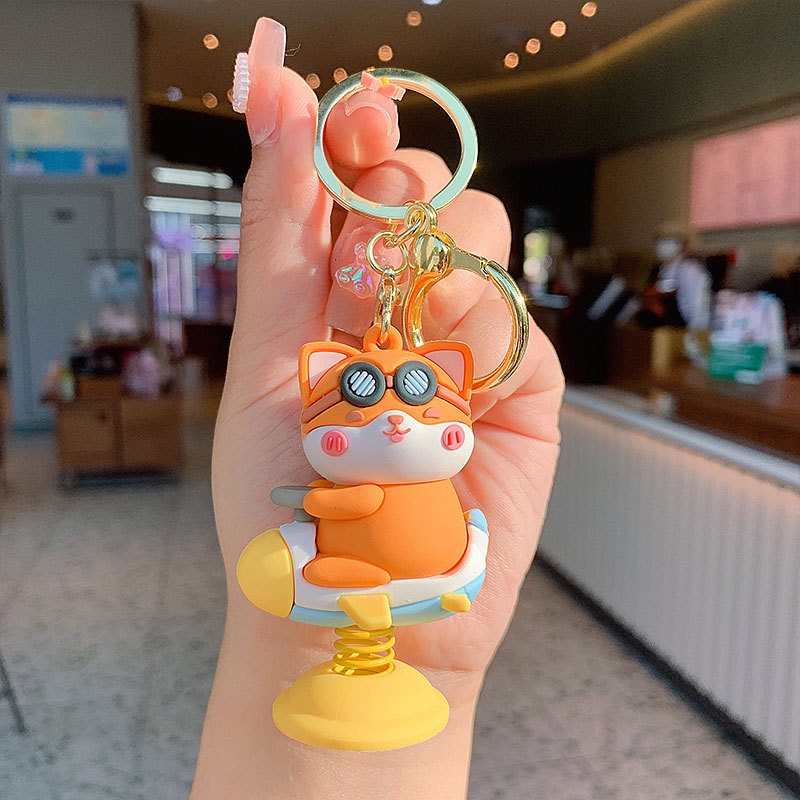 Đồ Chơi Lắc Đầu Hình Gấu Lắc Đầu Dễ Thương Sáng Tạo Trang Trí Nội Thất Xe Hơi