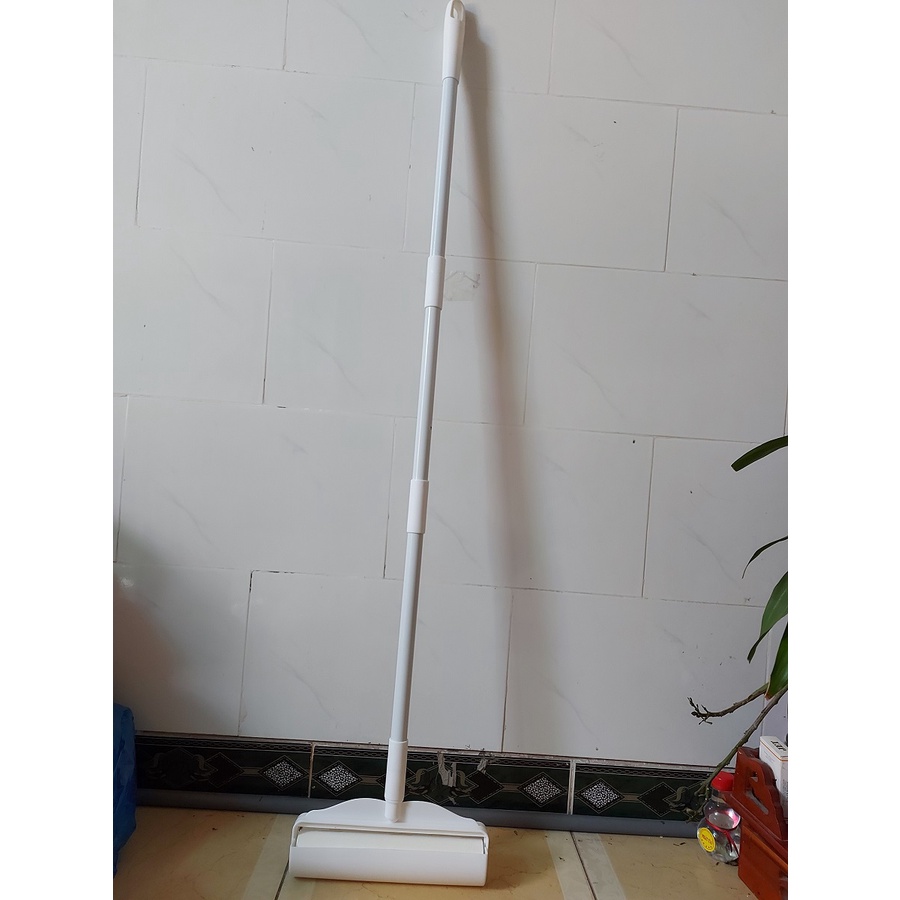 Cây Lăn Bụi Cán Dài Làm Sạch Quần Áo, Sàn Nhà, Ga Giường, Lông Chó Mèo - Độ Dài Tùy Chỉnh - Lõi Lăn 24cm