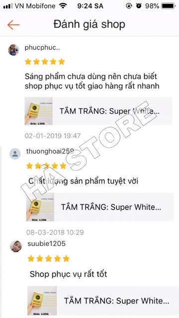 Tắm Trắng Super White My Miu