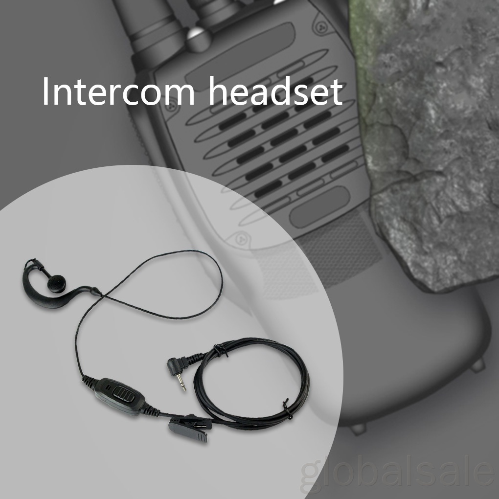 Tai nghe có micrô PTT thay thế cho bộ đàm HYT/ Motorola 2.5mm