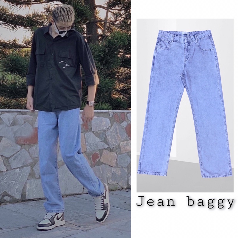 Quần jean Baggy ống đứng nam,nữ Hottrend vải SIÊU MỀM MỊN CỰC HOT 🔥 | BigBuy360 - bigbuy360.vn