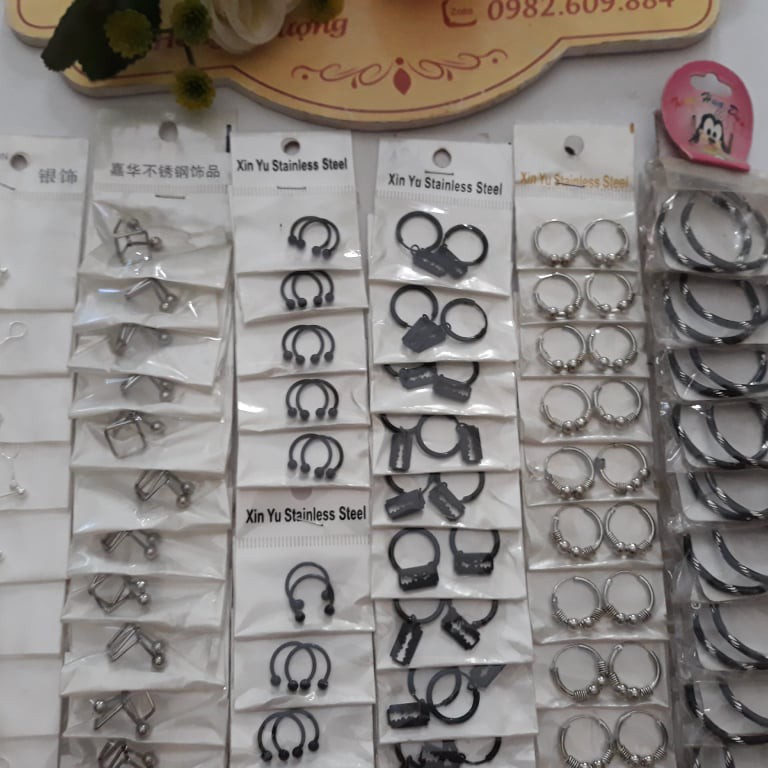 Khuyên Tai Nam Nữ Thời Trang Cá Tính