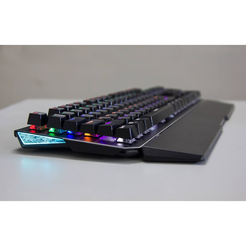 Bàn phím cơ  Gaming Fuhlen Eraser - Fuhlen E, Blue Switch, Led Rainbow 7 màu Xem (7:27) BH 24Thang