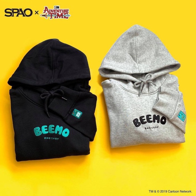 [Mã SKAMLTSM9 giảm 10% đơn 99K] Hoodie Spao x Adventure Time BMO