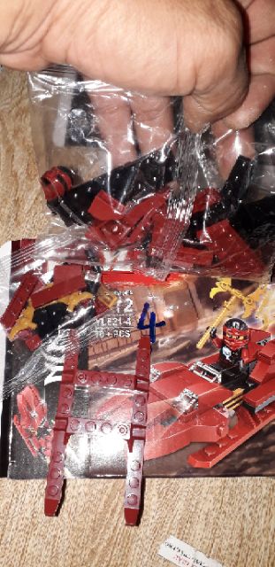 Combo 6 hộp lắp ráp Lego Ninjago siêu xe YL 821 trọn bộ