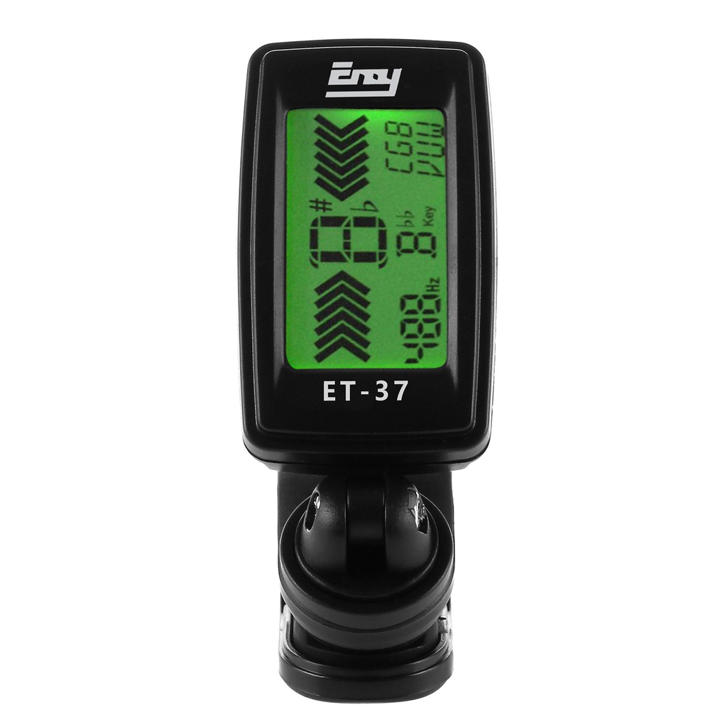 Kẹp lên dây tuner đàn guitar / bass/ violin / ukulele mini LEKATO đa năng máy chỉnh dây màn hình LCD