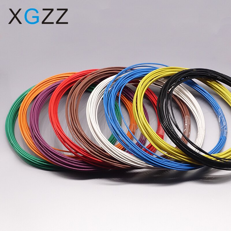 5m / cuộn teflon dây nhiệt độ cao đóng hộp 0,75mm cáp ptfe 18awgsquare