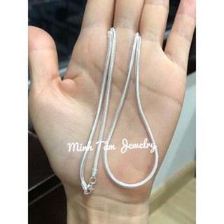 DÂY CHUYỀN NAM BẠC, VÒNG CỔ NAM BẠC SỢI MÌ TRƠN