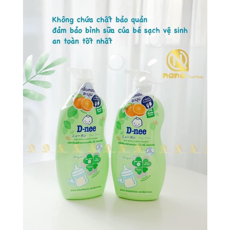 Nước rửa bình sữa Dnee Organic 600ml