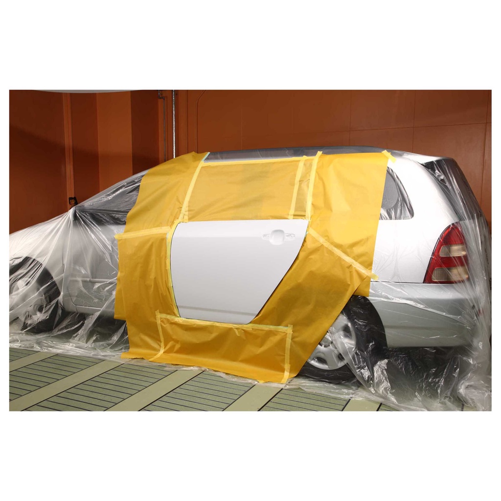 Băng keo 3M 243J che sơn Masking Tape 10mmx18m và 20mm x18m SONQUANGPHU323