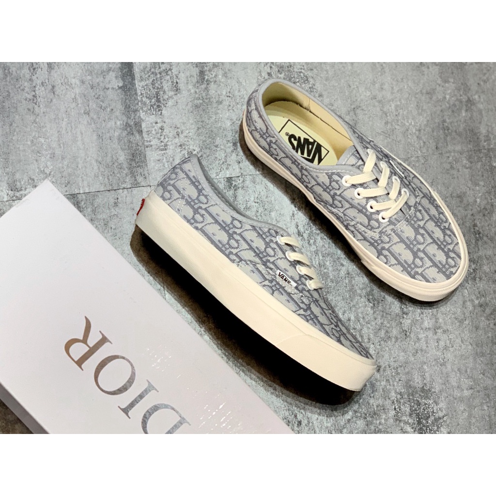 Giày Thể Thao VANS X DIO 'R Thêu Họa Tiết Cổ Điển Thời Trang Cho Nam Và Nữ-026